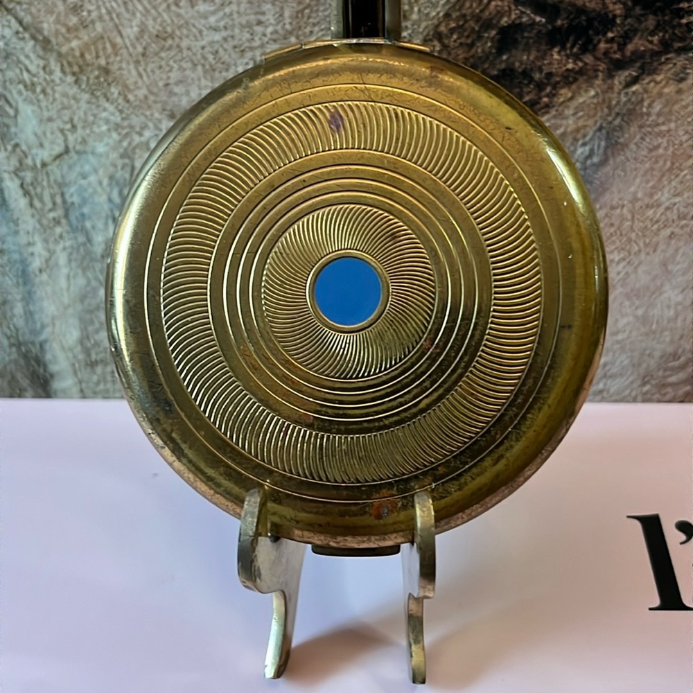 Vintage Coty Makeup Compact Goldtone Powder